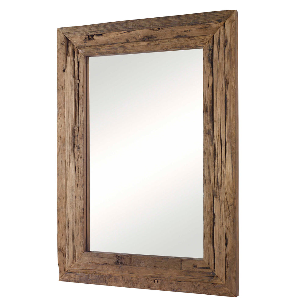 Rennick - Wood Mirror - Dark Brown