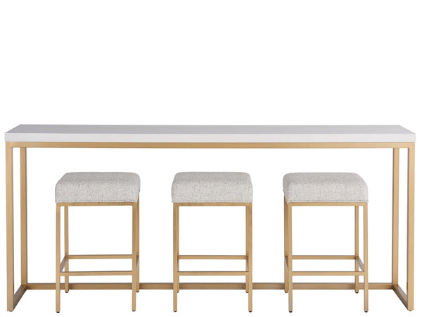 Love. Joy. Bliss.-Miranda Kerr Home - Love Joy Bliss Console Table With 3 Stools - White