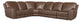 Dark Brown / 6 Pc. Power Reclining Sectional
