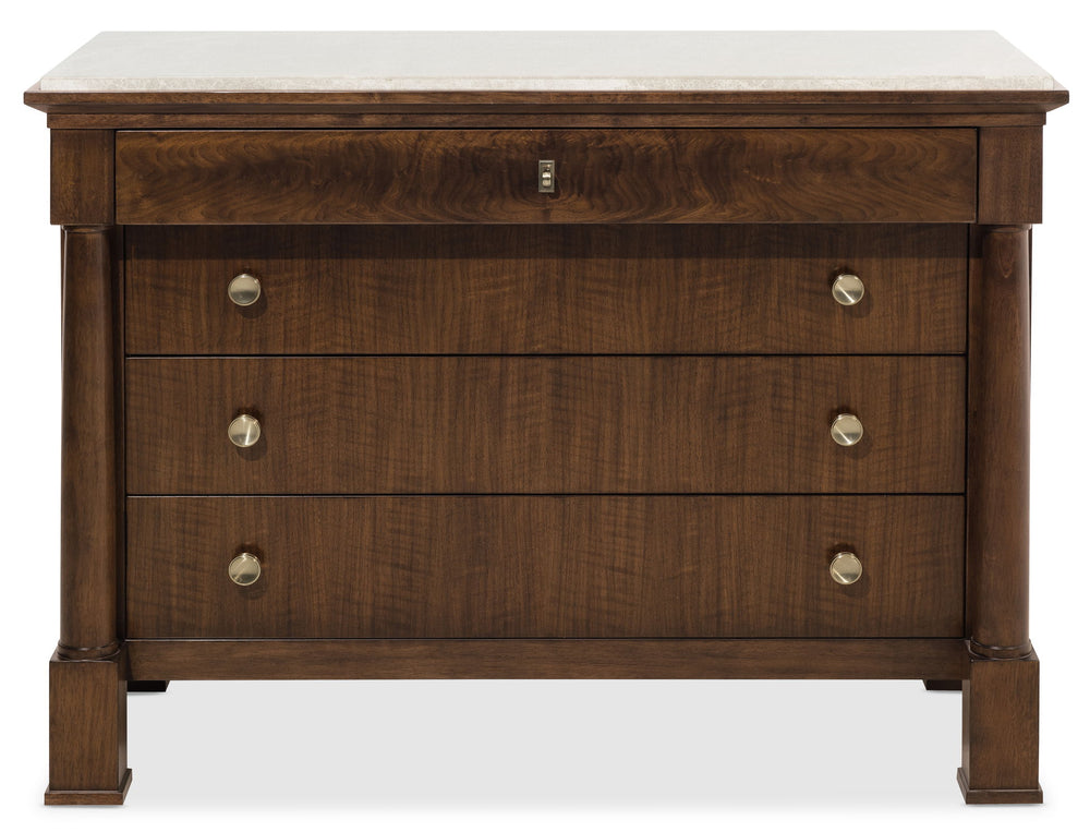Archives - Four-Drawer Chest - Dark Brown