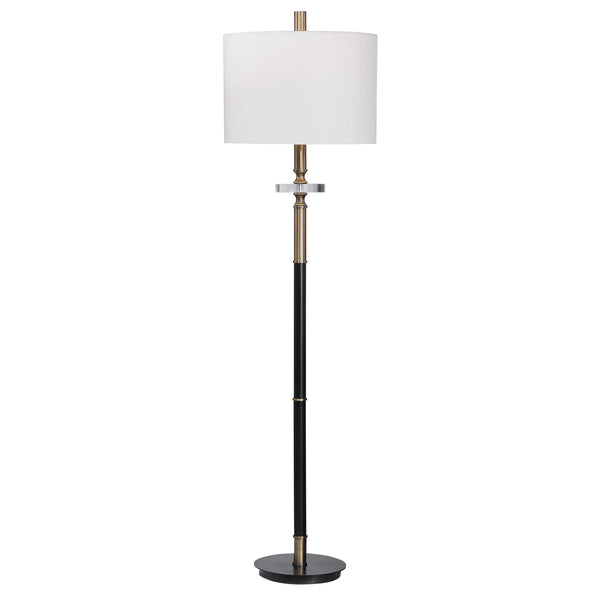 Maud - Floor Lamp - Aged Black