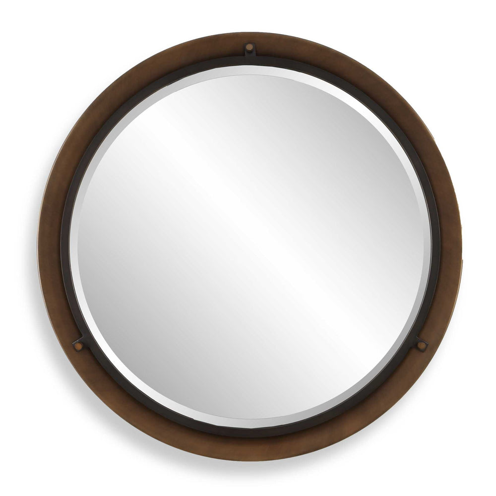 Porthole - Round Mirror - Bronze