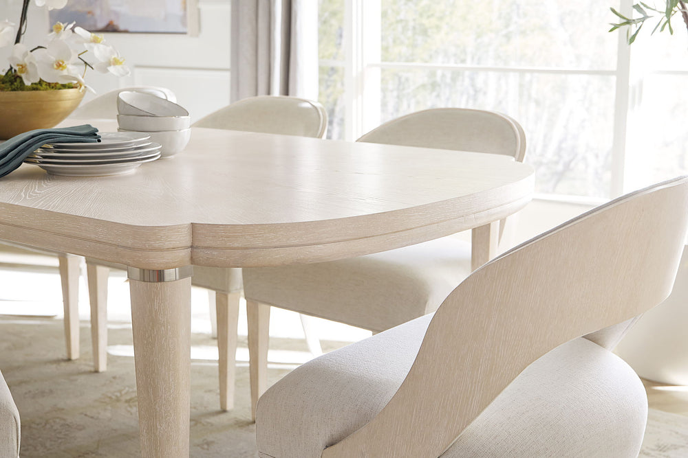 Nouveau Chic - Rectangle Dining Table With 1-22