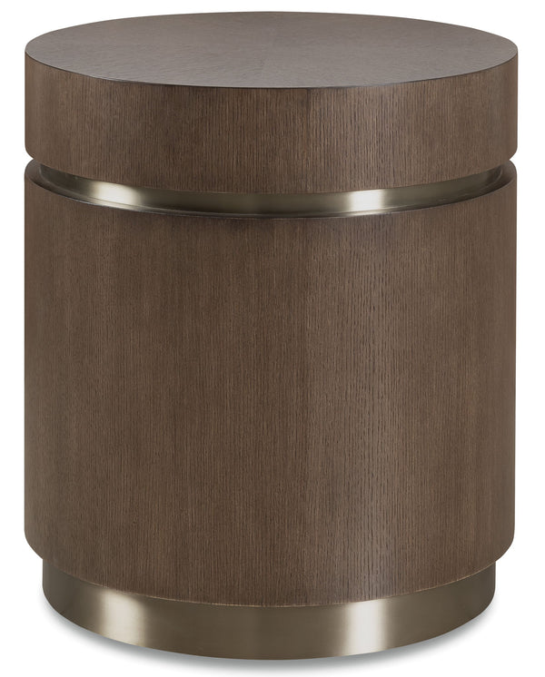 Commerce And Market - Roll With It Round End Table - Dark Brown
