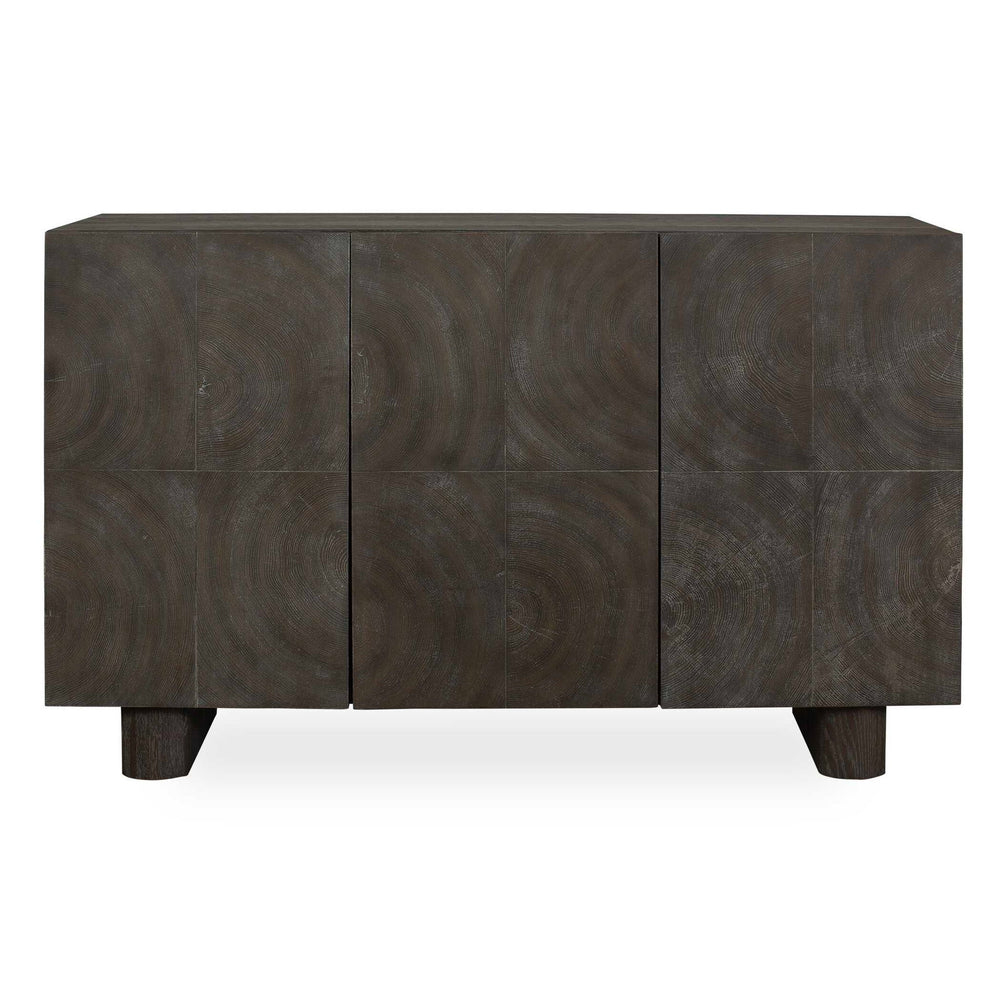 Phineas - 3 Door Modern Cabinet - Woodtone