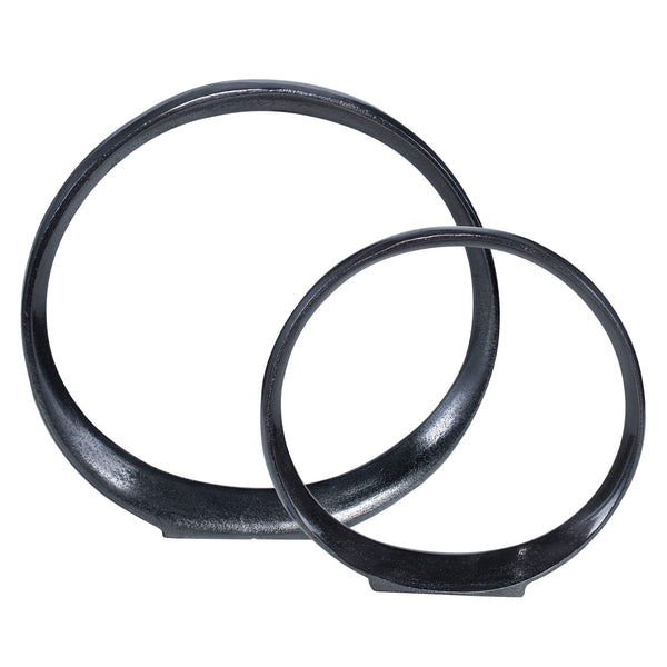 Orbits - Ring Sculptures (Set of 2)
