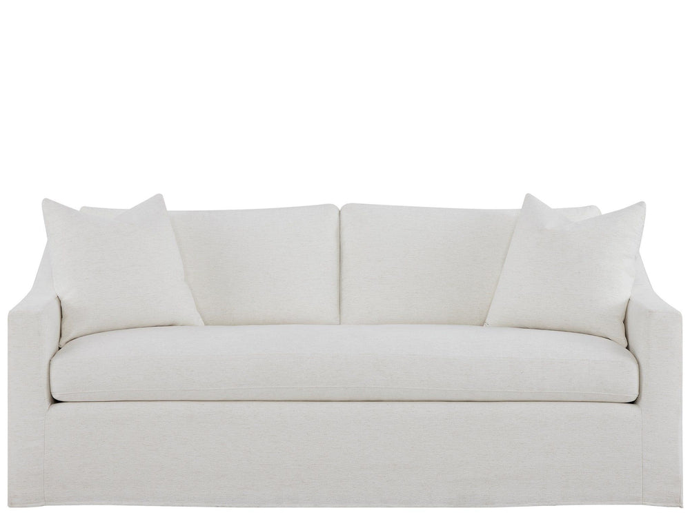 Augustine - Slipcover Apartment Sofa - White