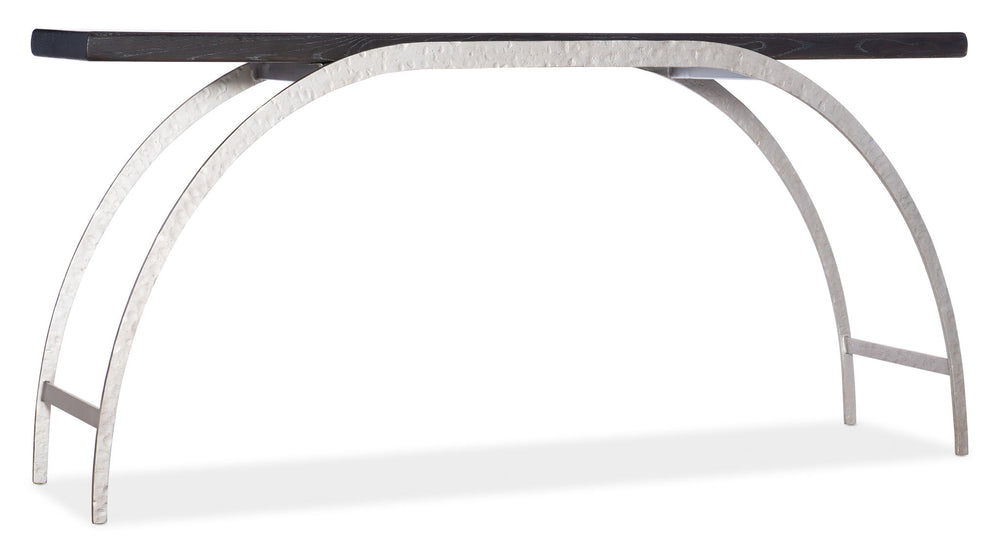 Commerce And Market - Metal And Wood Console - Black