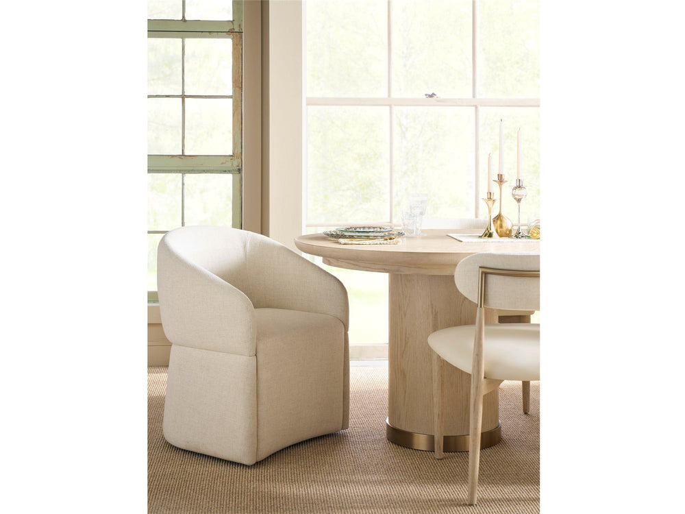 Velora - Upholstered Arm Chair - White