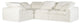 White / 4 Pc. Sectional
