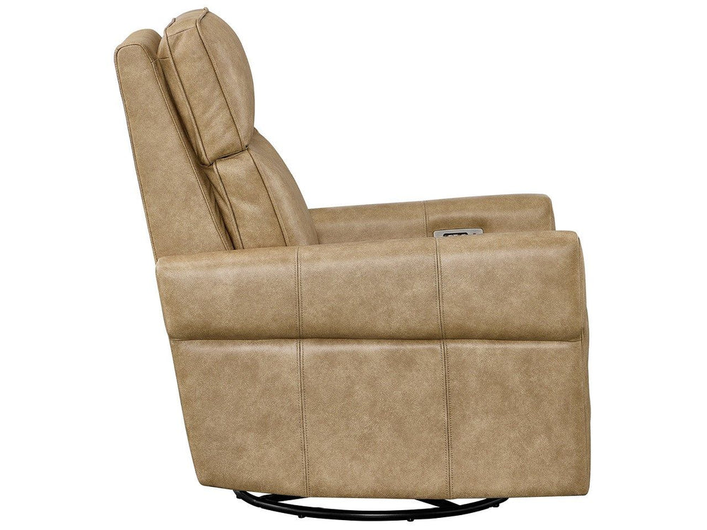 Jaxon - Swivel Glider Recliner - Luminance Caribou