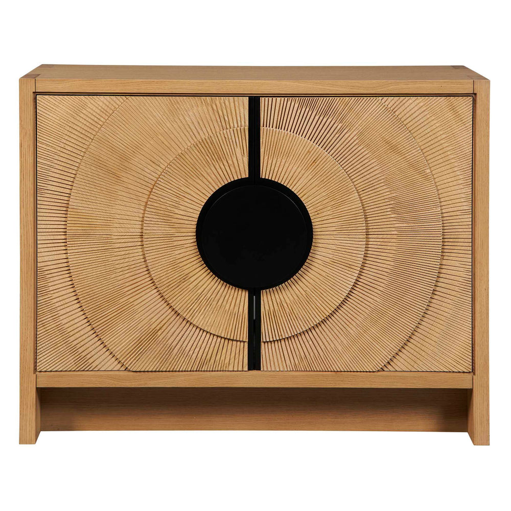 On Target - 2 Door Cabinet - Bronze / Woodtone