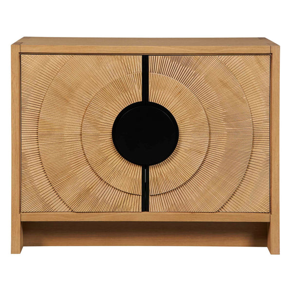 On Target - 2 Door Cabinet - Bronze / Woodtone
