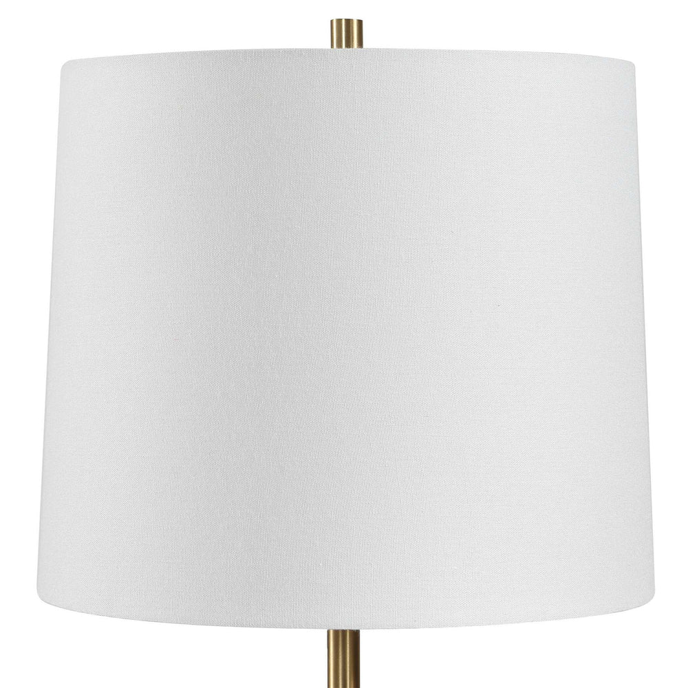 Kalo - Semi-Circular Table Lamp - Brown