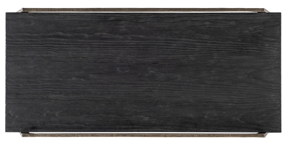 Chapman - Shou Sugi Ban Rectangle Cocktail Table - Black