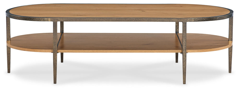 Cashiers - Oval Cocktail Table - Almond