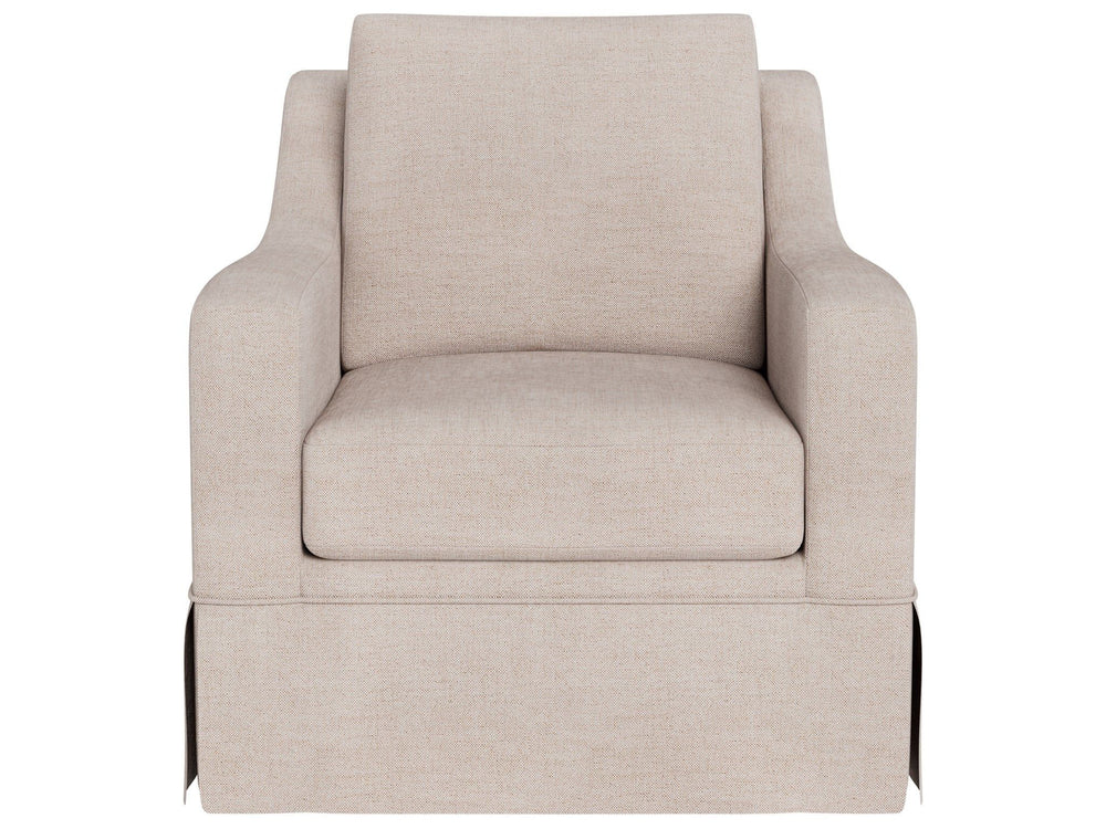 Filmore - Skirted Swivel Chair, Special Order - Beige