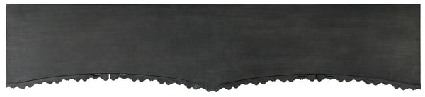 Melange - Apollo Credenza - Dark Gray / Gold