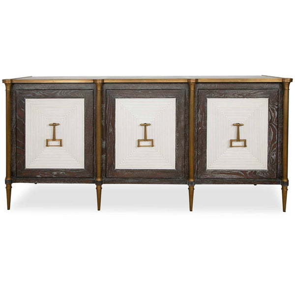 Let It Drop - Cabinet - Brown / Gold / White