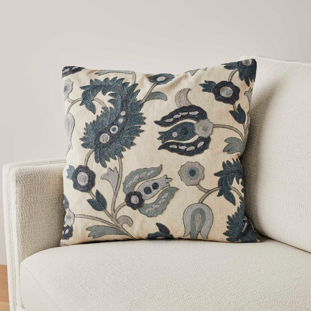 Summer Garden - Pillow - Blue