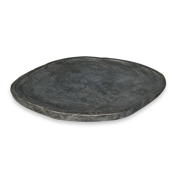 Stoneveil - Indoor-Outdoor Stone Tray - Gray