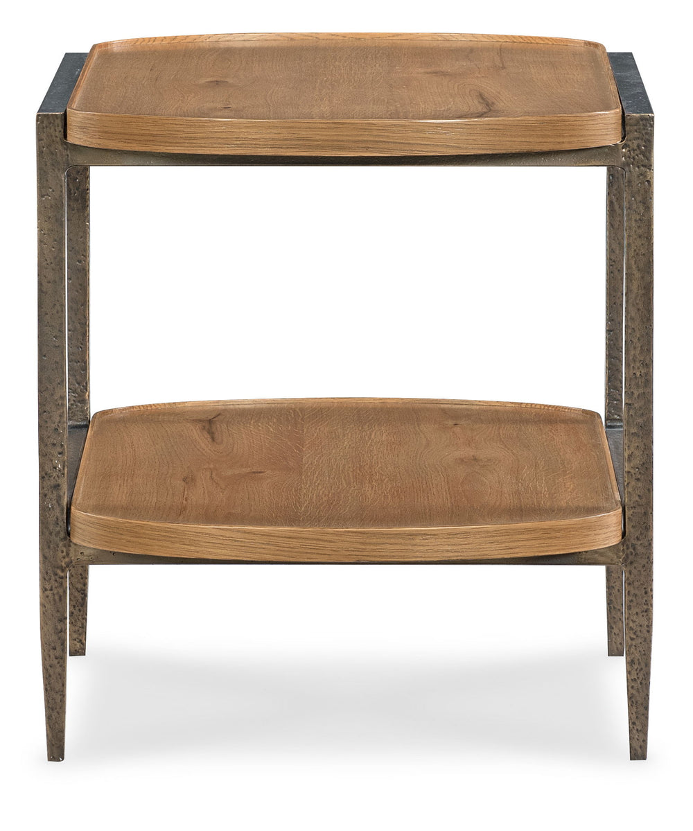 Cashiers - Tiered End Table - Almond