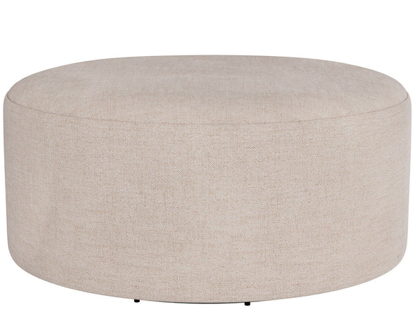 Pi - 36" Outdoor Ottoman, Special Order - Pearl Silver