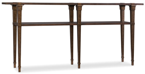 Commerce And Market - Skinny Console Table - Dark Brown