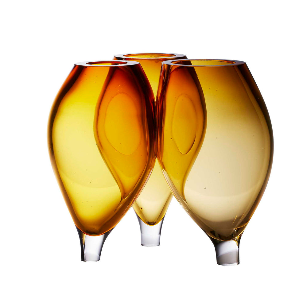 Cheers - Triple Vase - Light Brown