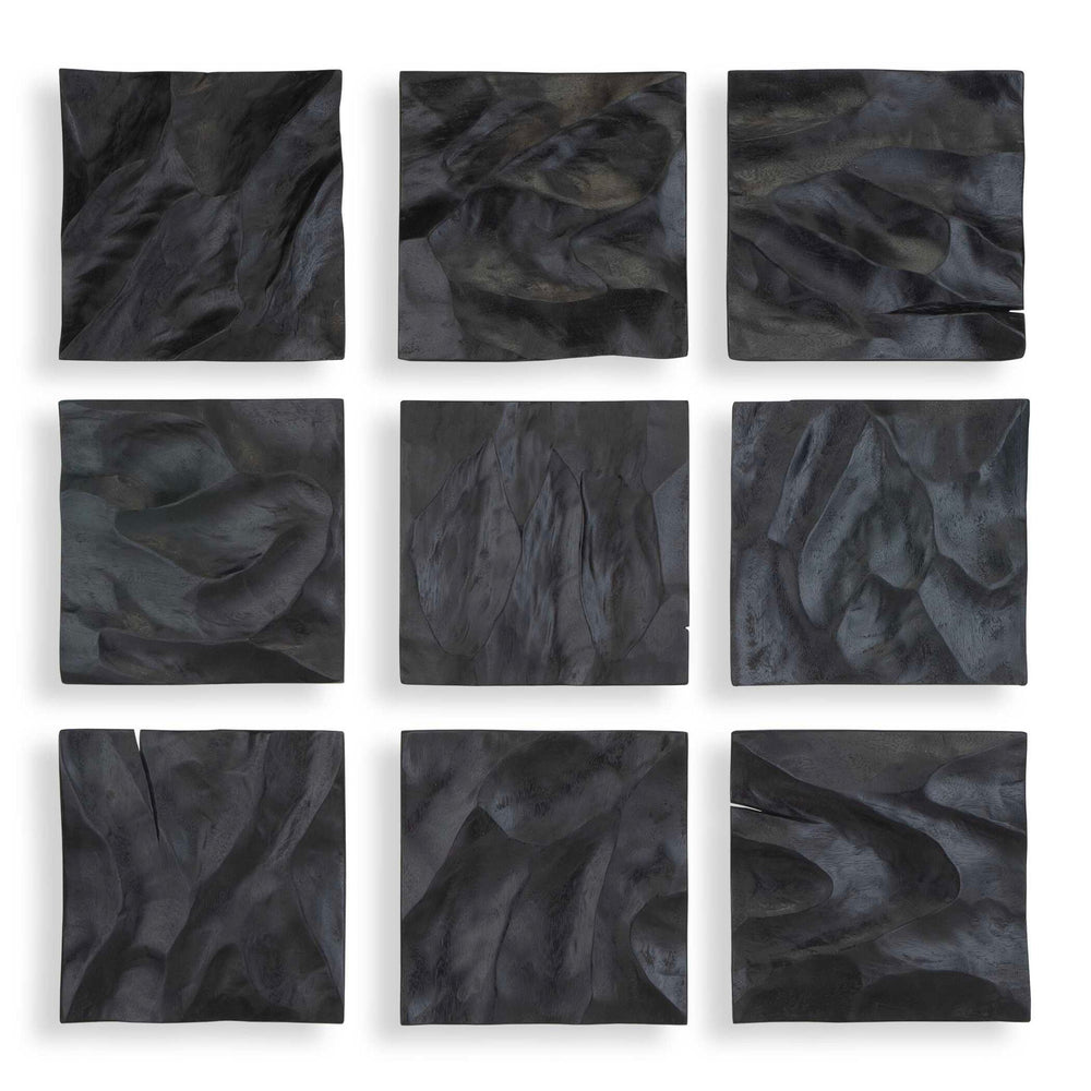 Malosi - Wood Wall Decor (Set of 9) - Black