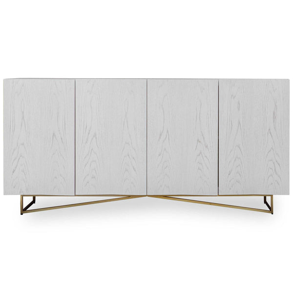 Ripple - 4 Door Cabinet - White
