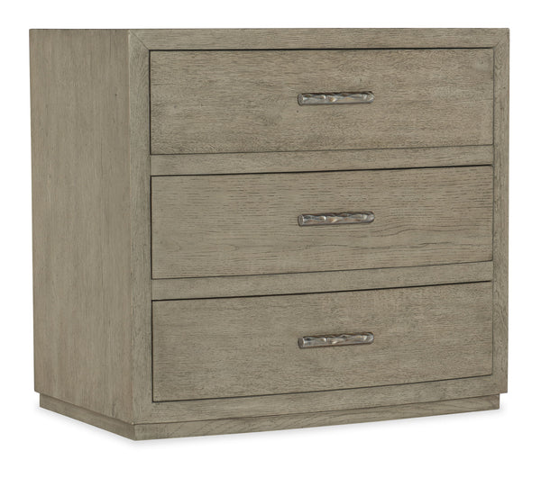 Linville Falls - Ashford 3-Drawer Nightstand - Gray