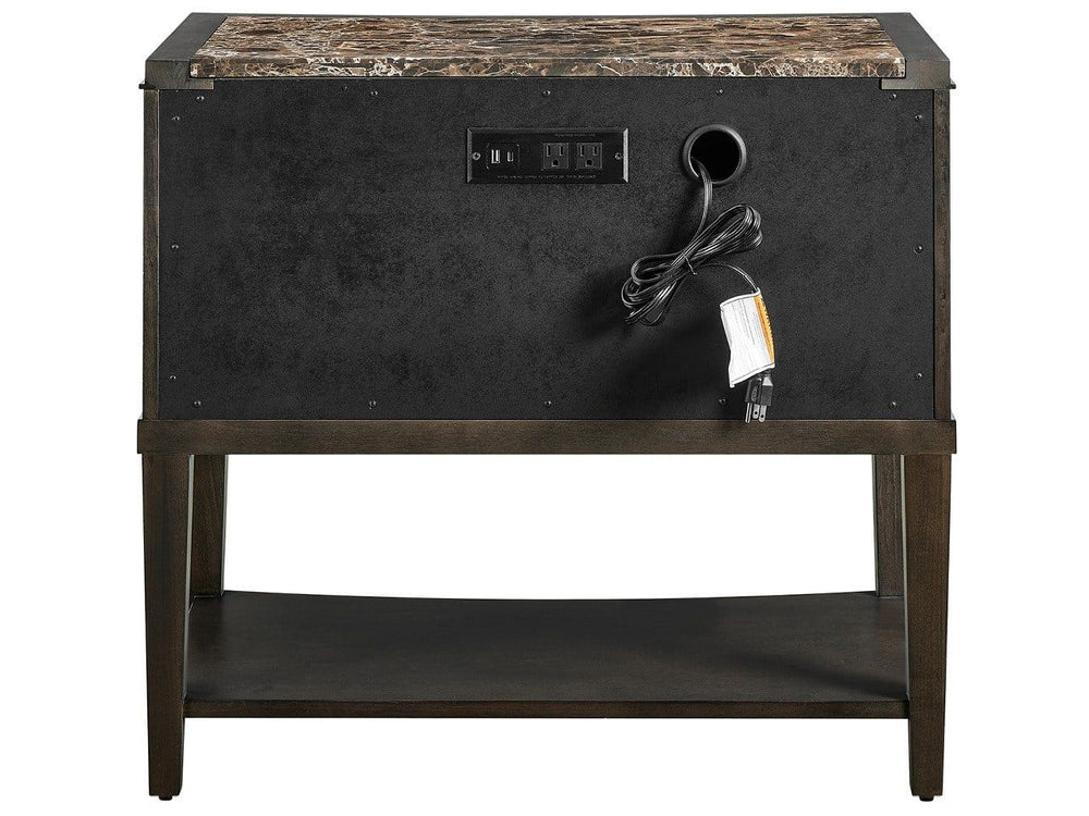 Fenwick - Emperador Nightstand - Dark Brown
