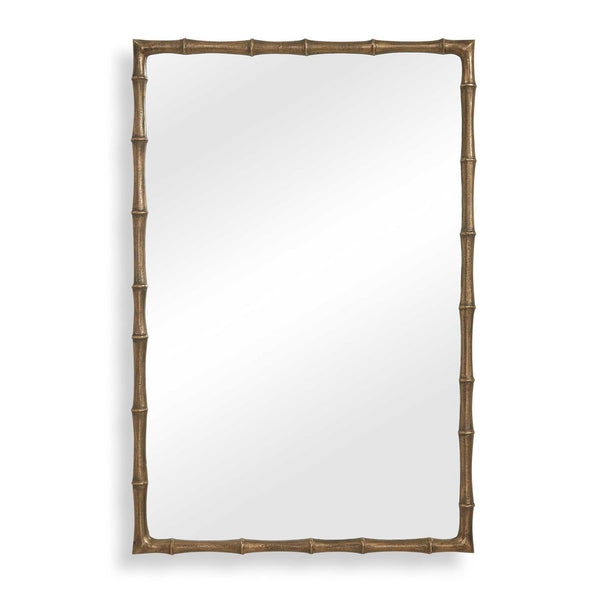 Brass Bamboo - Rectangle Mirror - Brass / Gold