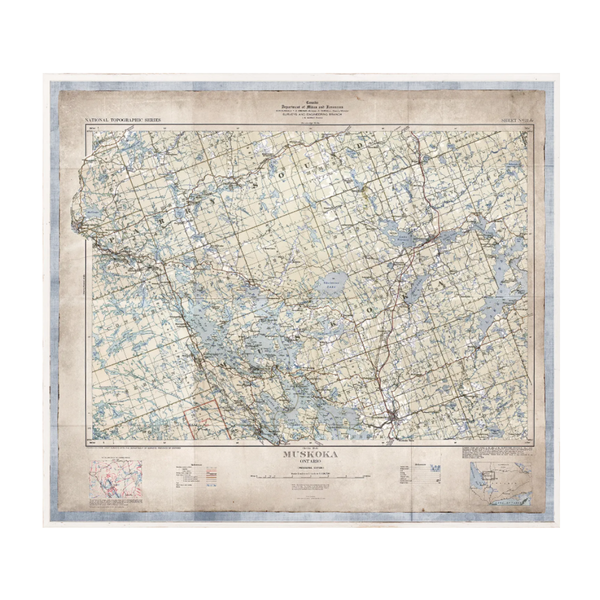 Map - Muskoka, 1937