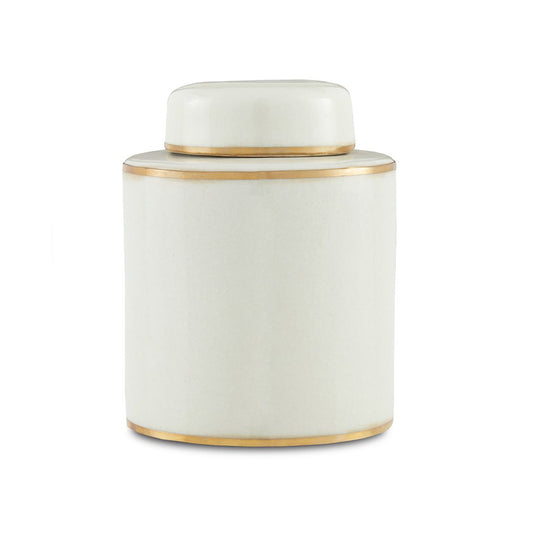Ivory Small Tea Canister